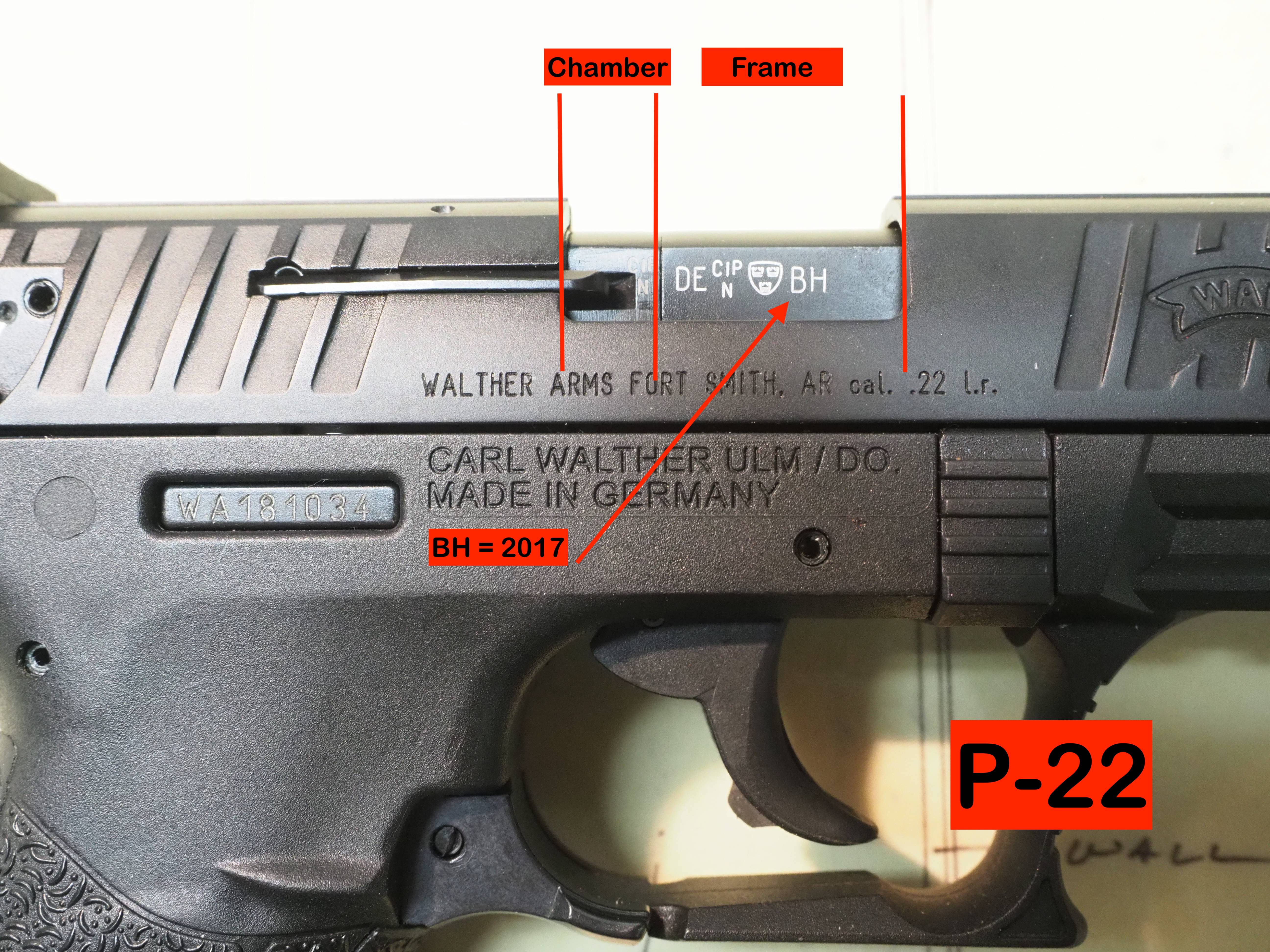 look up walther gun history by serial number